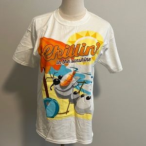 Disney. Size L. Olaf shirt. White. As is.